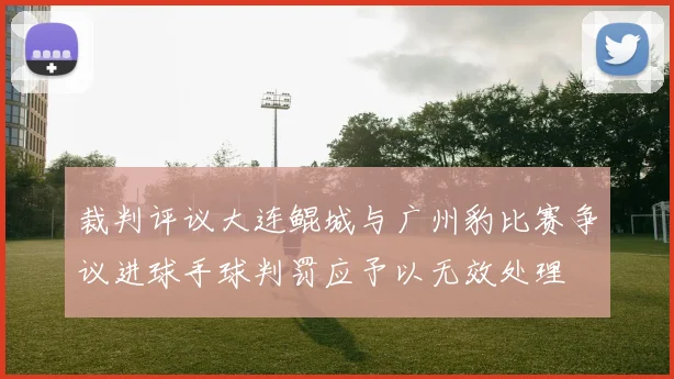 裁判评议大连鲲城与广州豹比赛争议进球手球判罚应予以无效处理